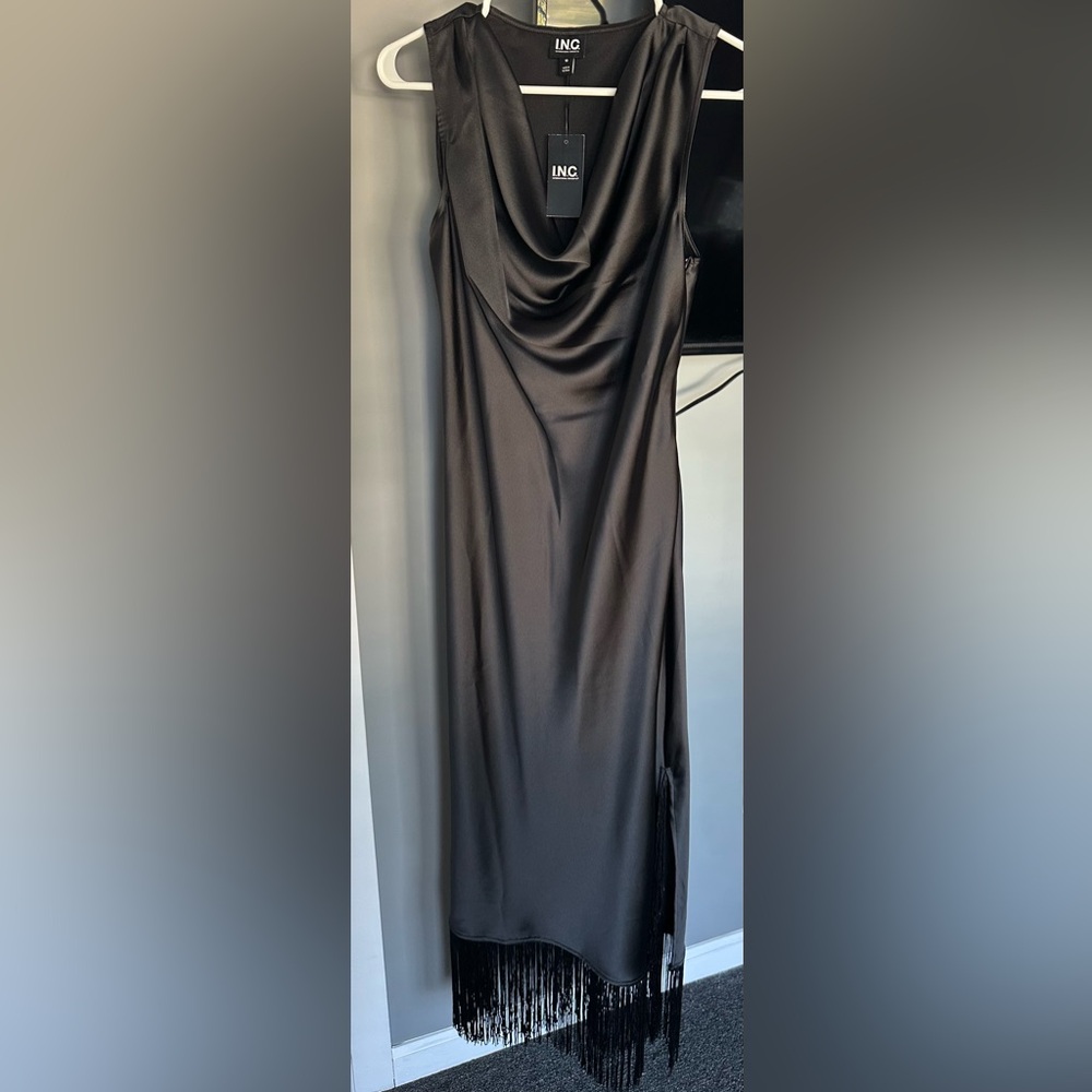 INC Fringed-Hem Maxi Dress - Picture 4 of 11